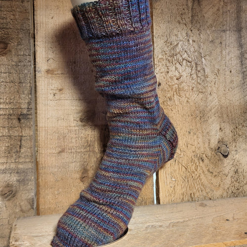 Hand Knit Socks (#13d)